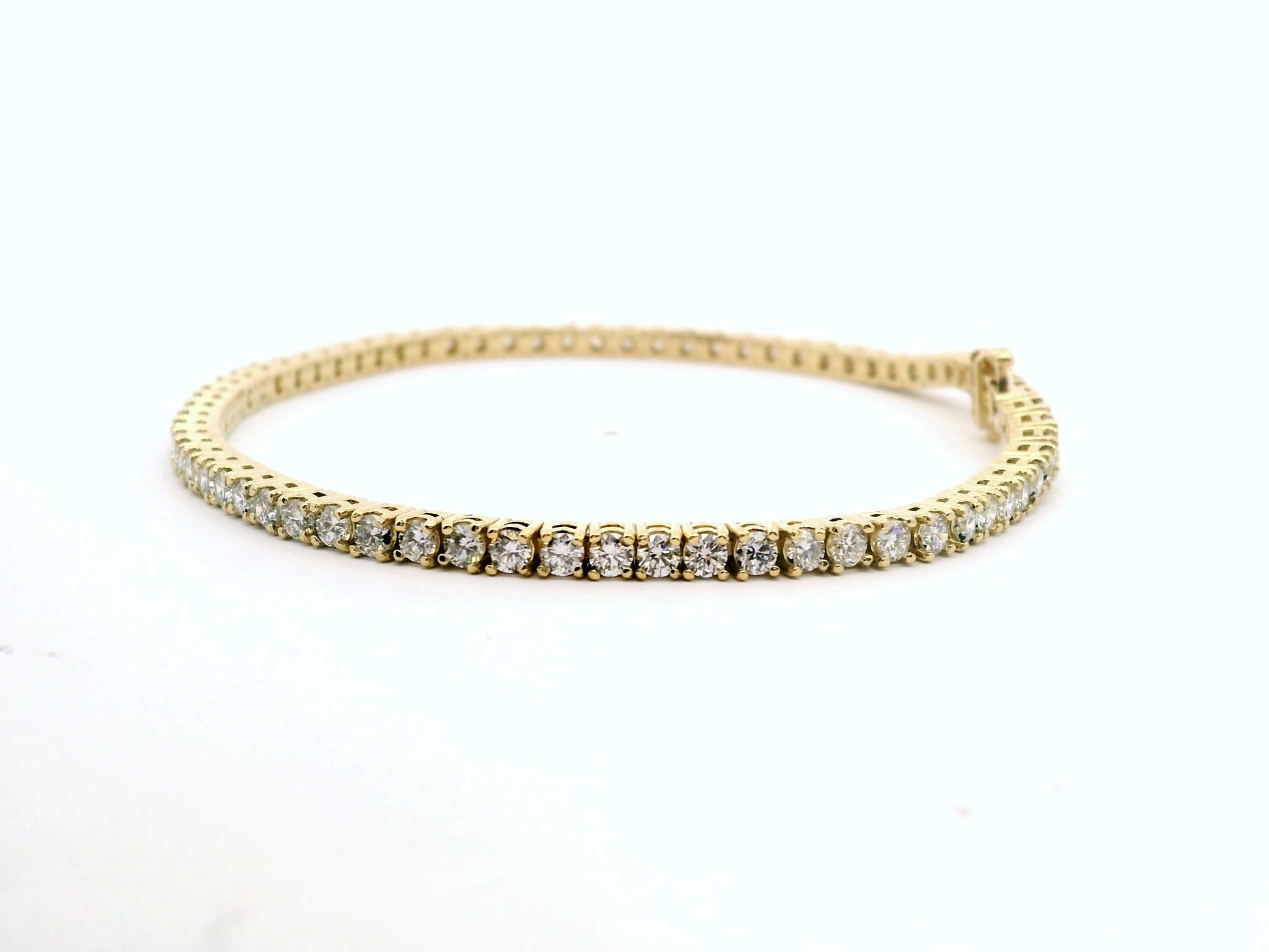 Pulsera Tennis Oro Amarillo 4.9ct