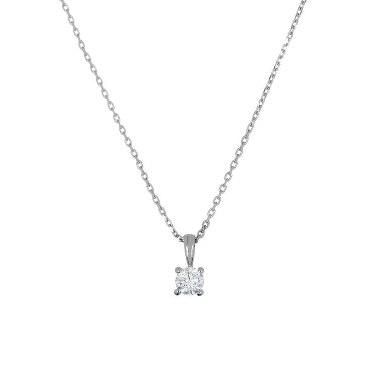 Collar Brillante Solitario
