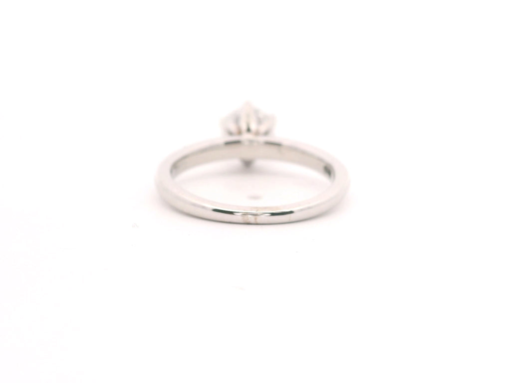 Anillo Brillante 0.79 cts Oro Blanco 14k