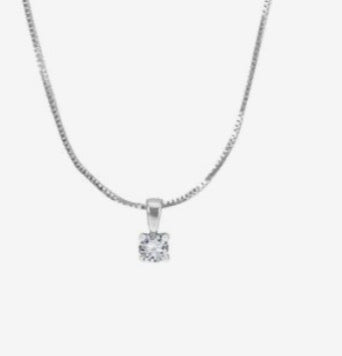 Collar Solitario Redondo