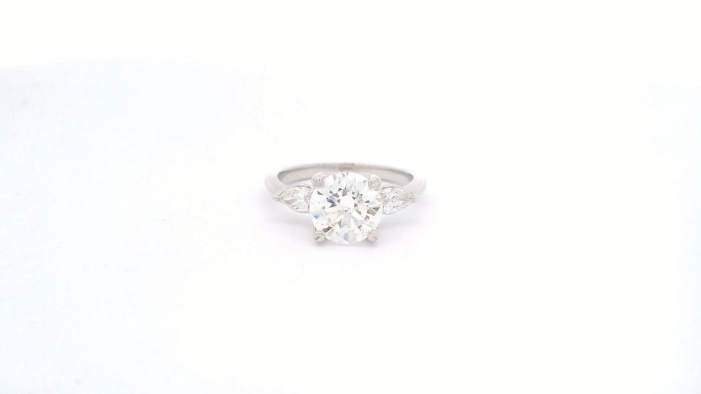 Anillo Triple Piedra C/ovales