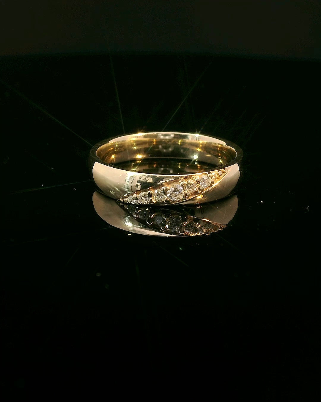 Argolla Percorso con Diamantes