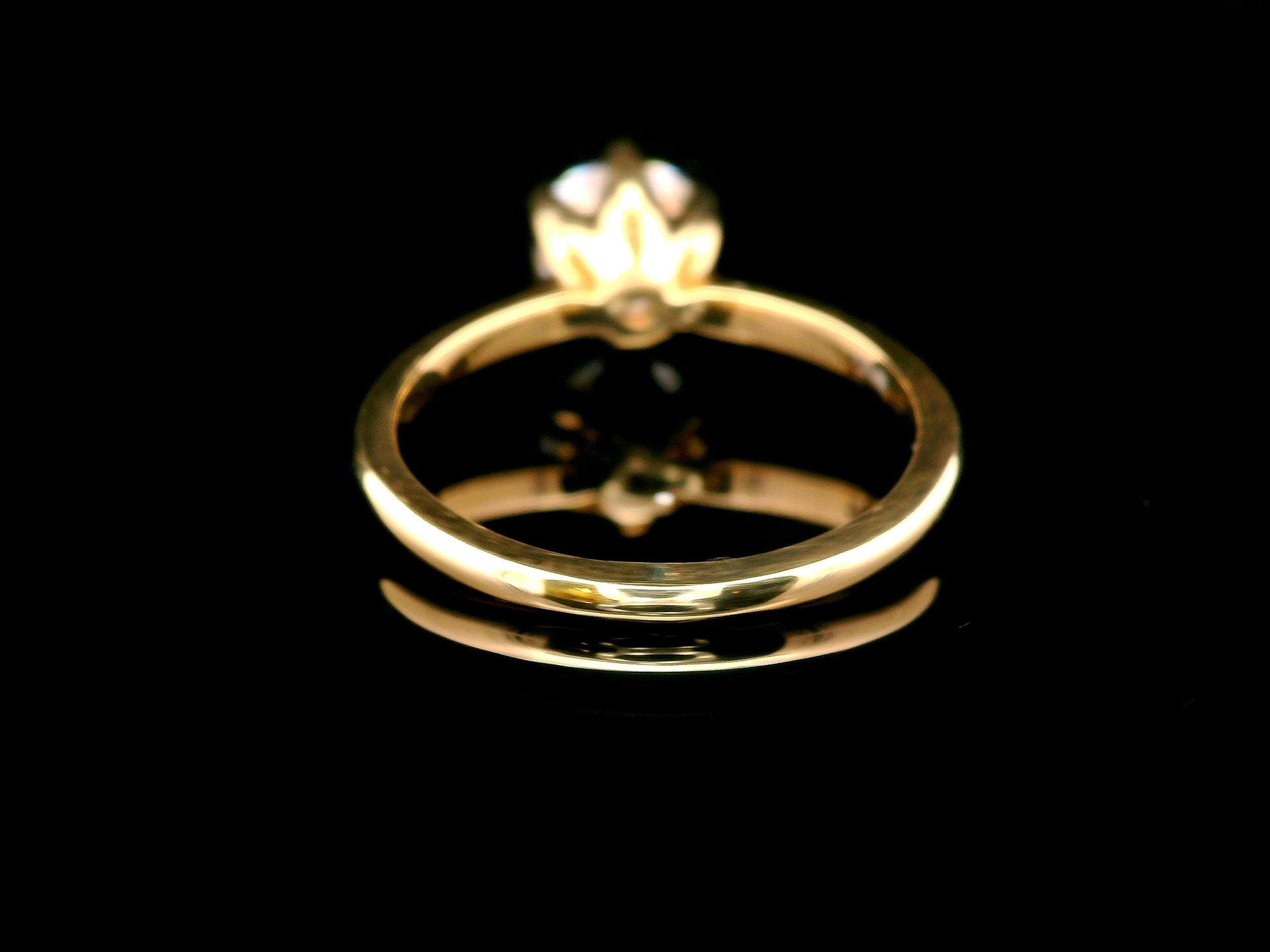 Anillo Brillante 1.03 cts Oro Amarillo 14k