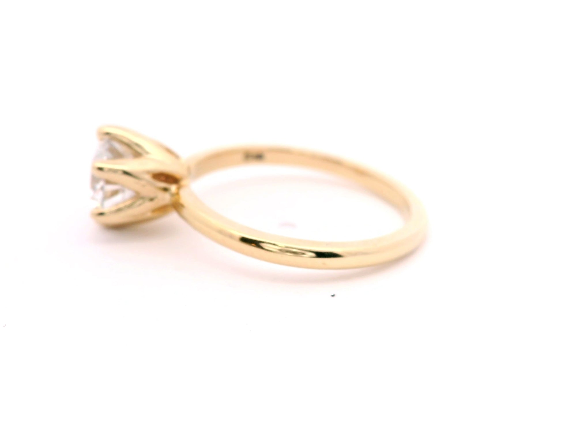 Anillo Brillante 1.03 cts Oro Amarillo 14k