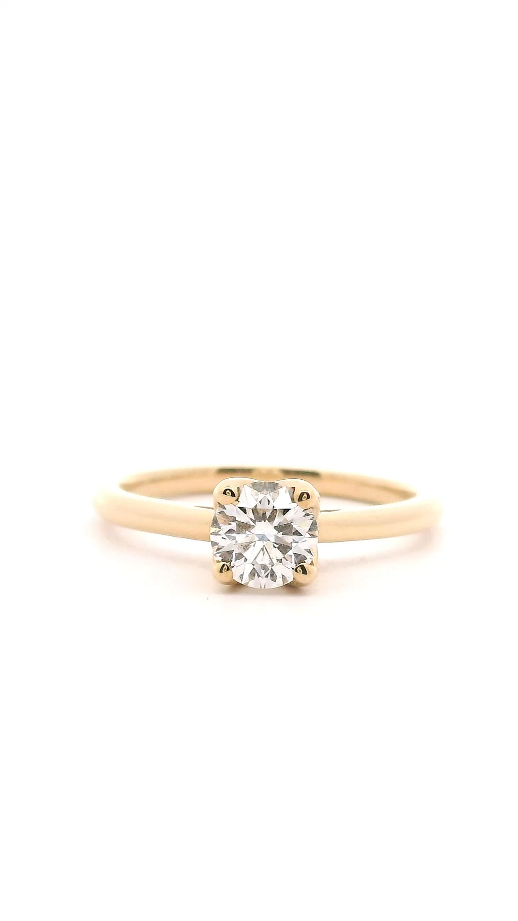 Anillo Brillante 0.63 cts Oro Amarillo 14k