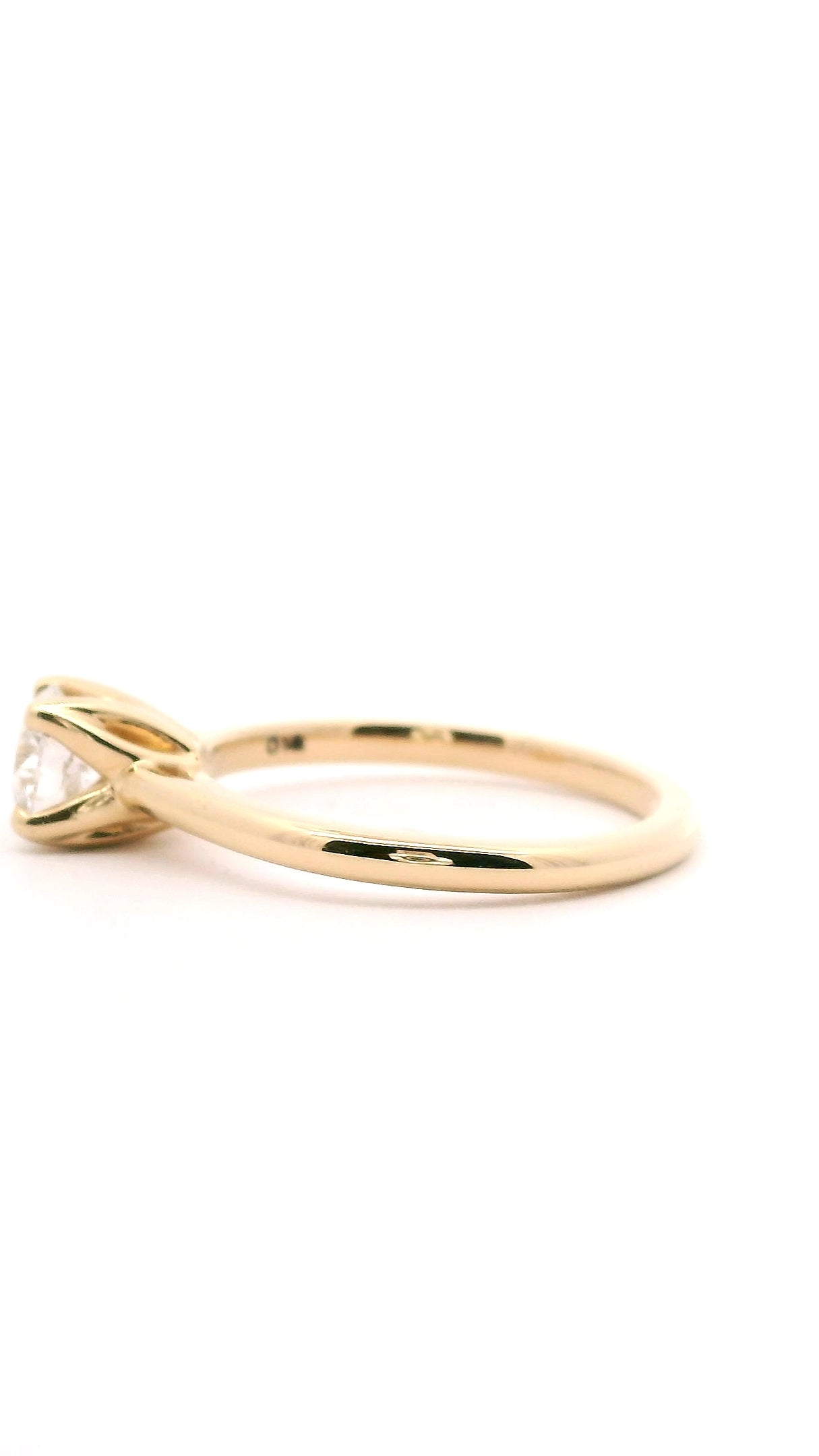Anillo Brillante 0.63 cts Oro Amarillo 14k