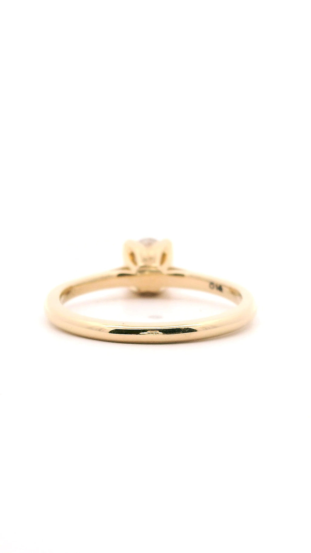 Anillo Brillante 0.63 cts Oro Amarillo 14k