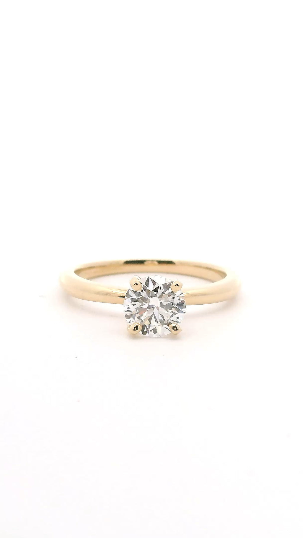 Anillo Brillante 0.94 cts Oro Amarillo 14k
