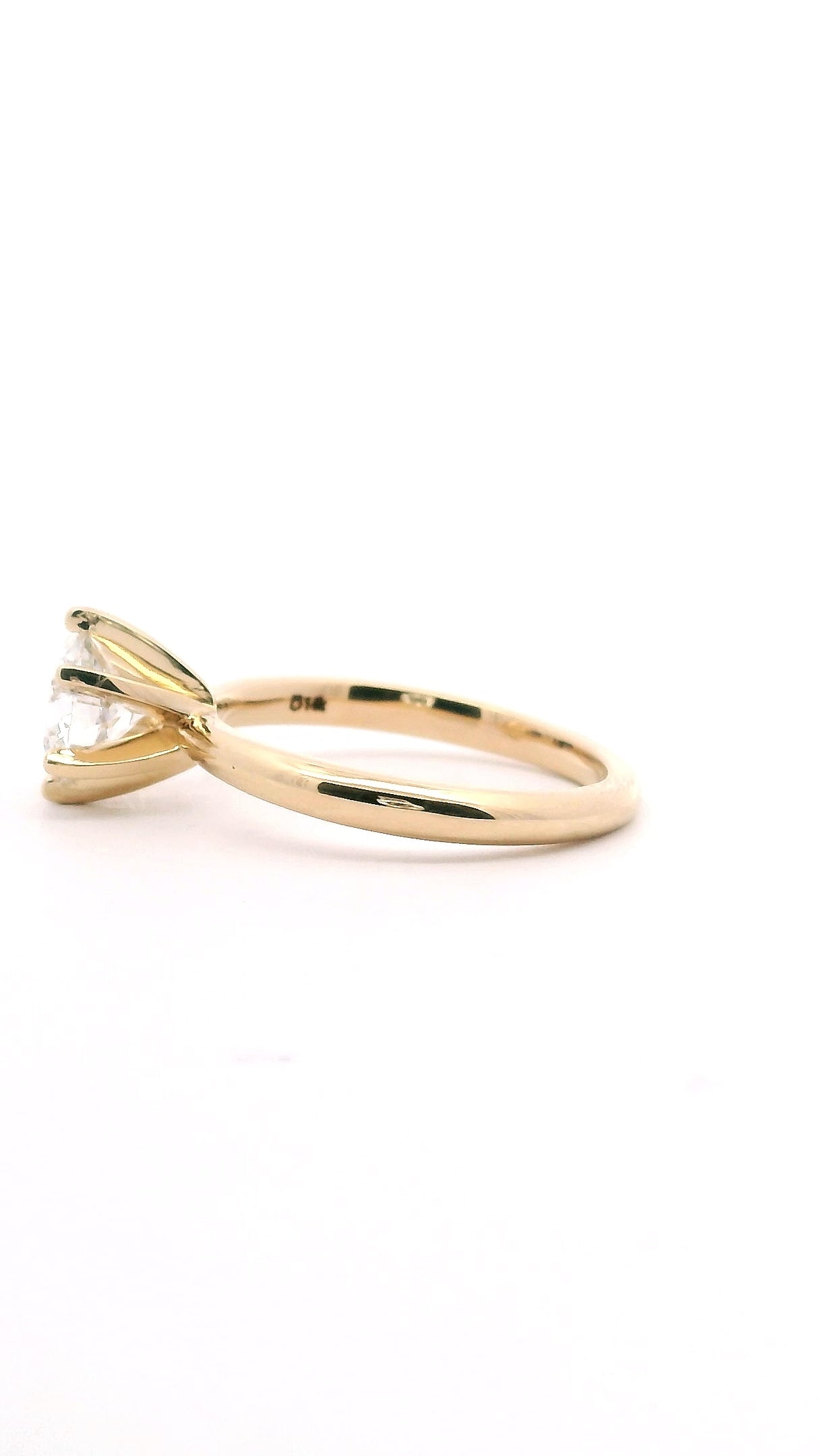 Anillo Brillante 1.09 cts Oro Amarillo 14k