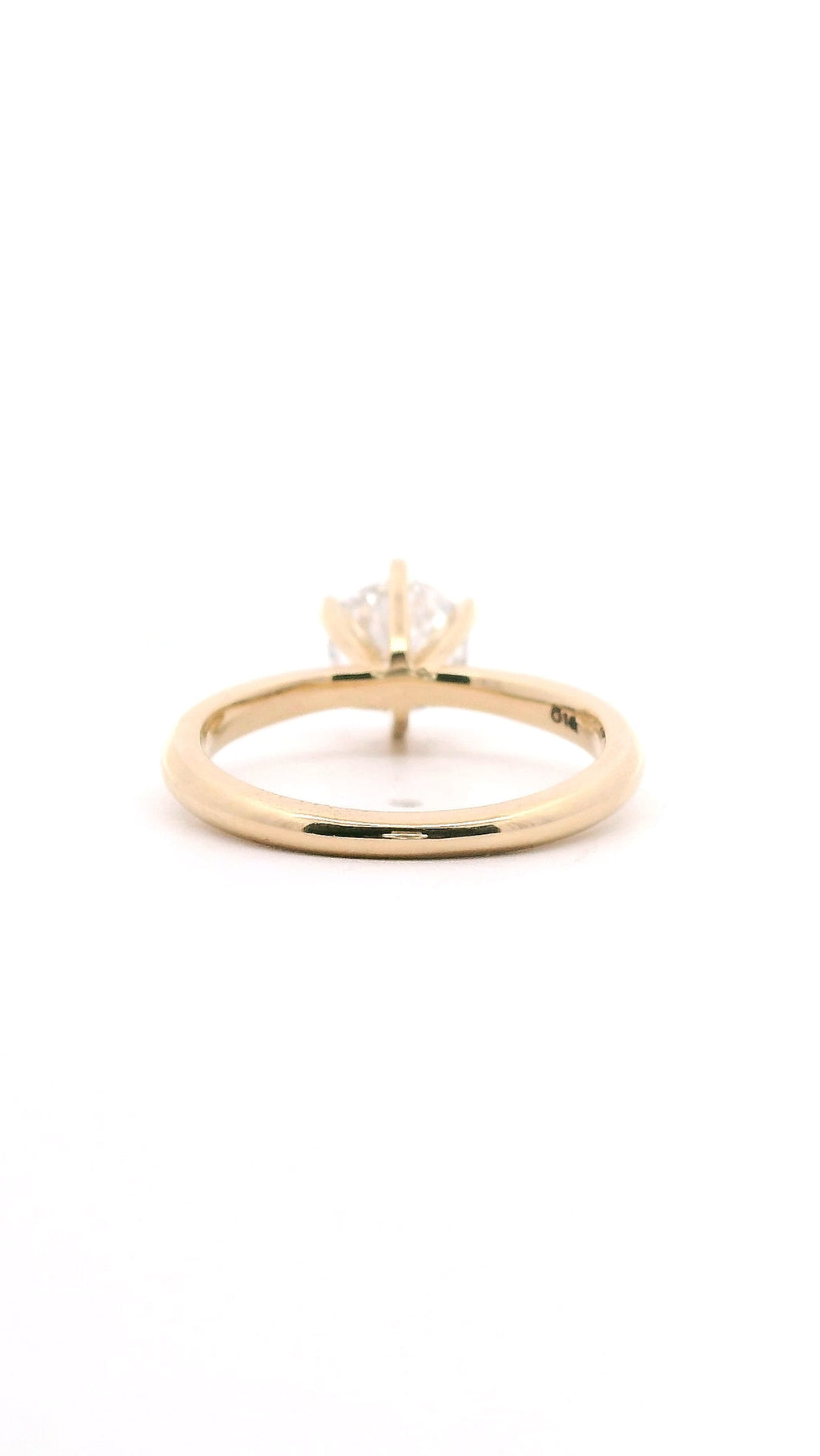 Anillo Brillante 1.09 cts Oro Amarillo 14k
