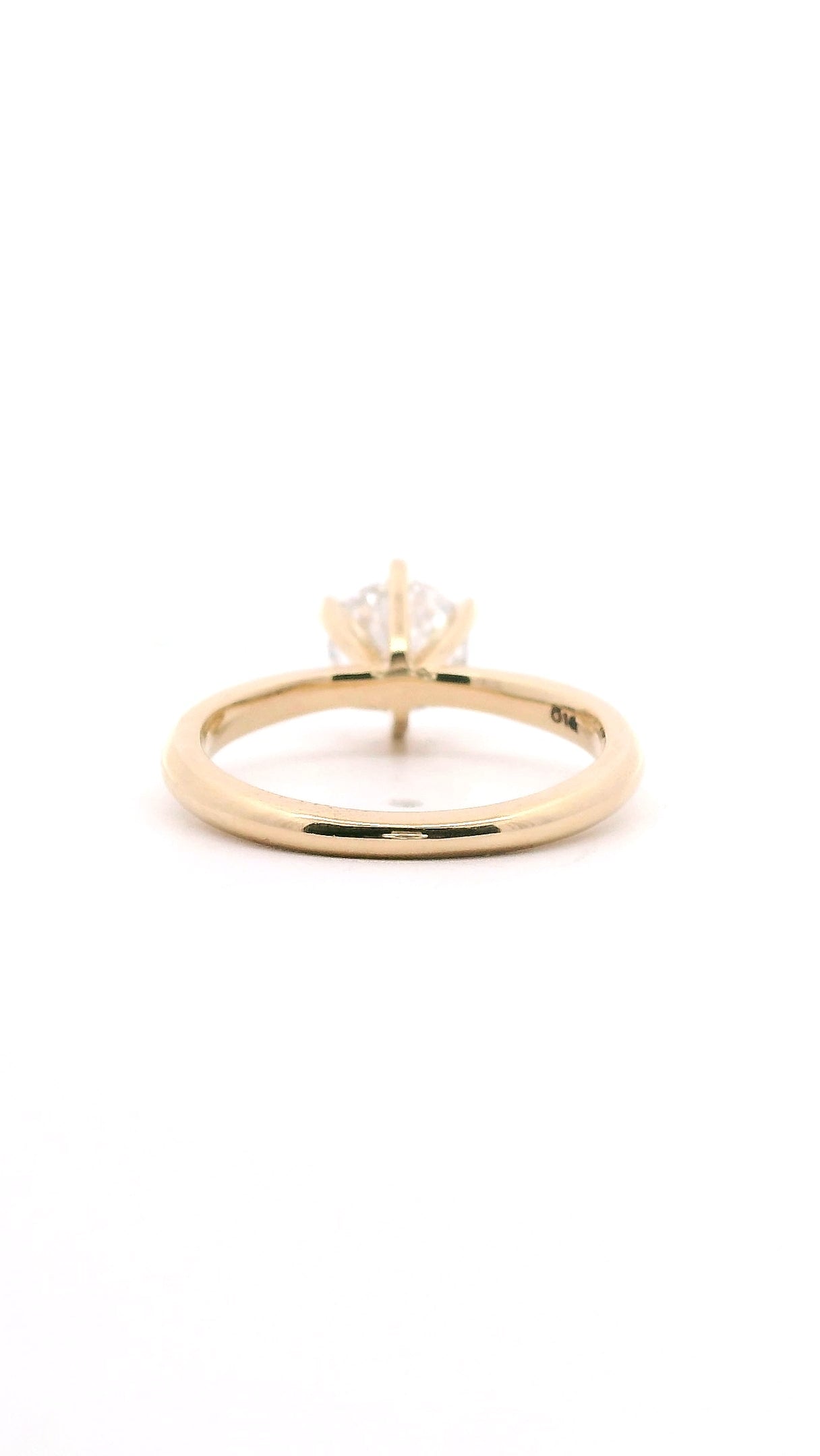 Anillo Brillante 1.09 cts Oro Amarillo 14k