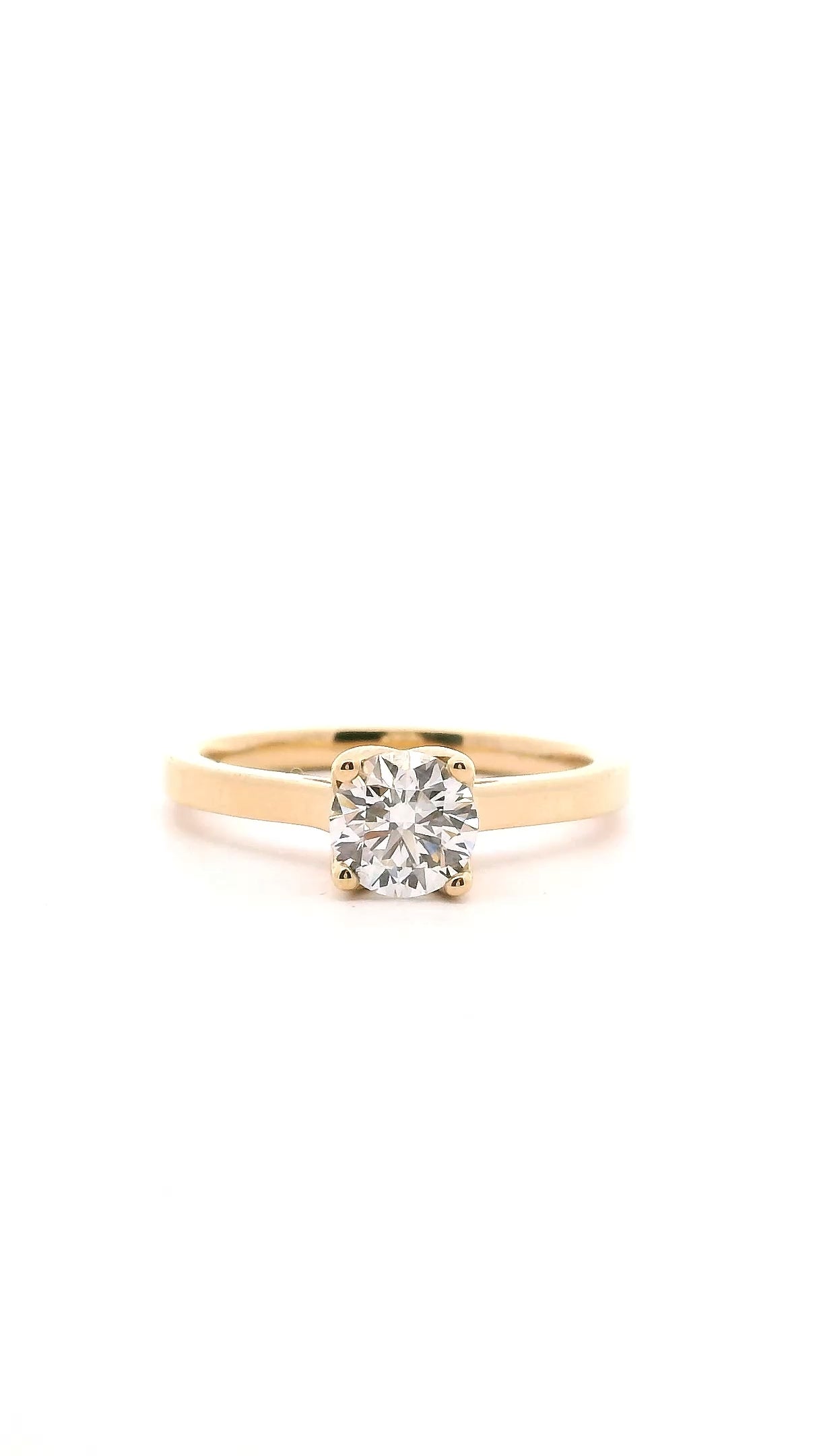 Anillo Brillante 0.71 cts Oro Amarillo 14k