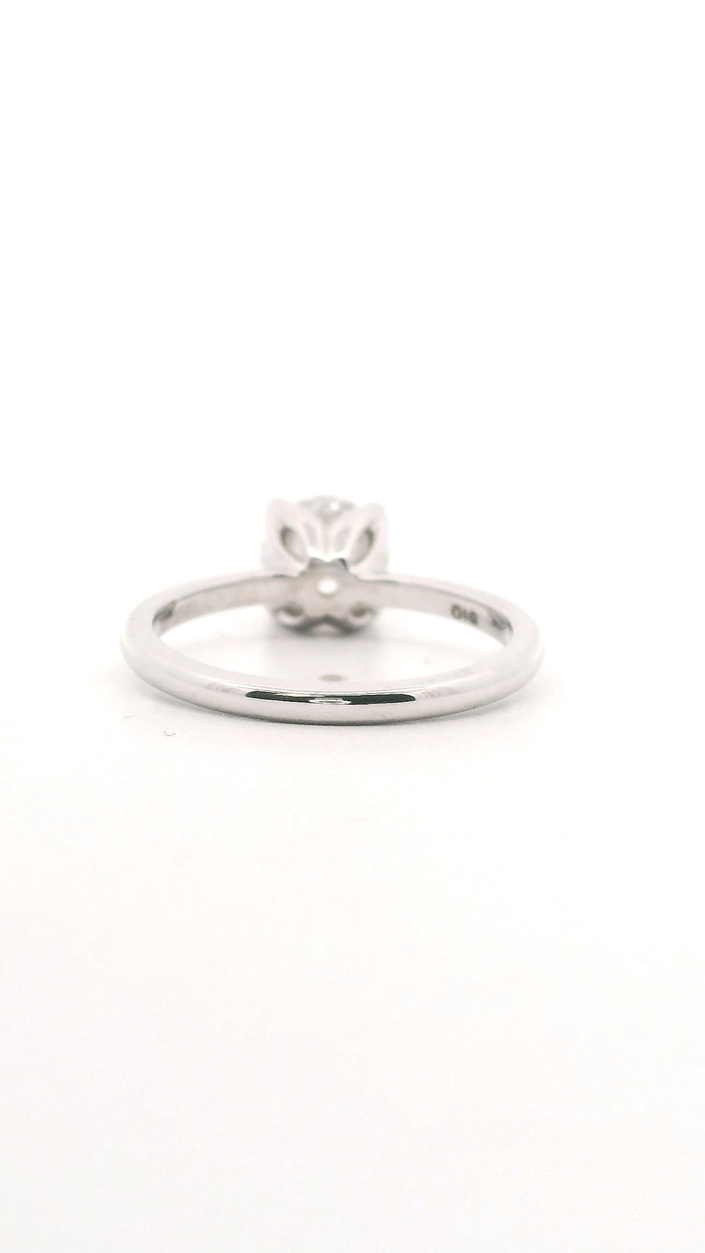 Anillo Brillante 1.19 cts Oro Blanco 14k