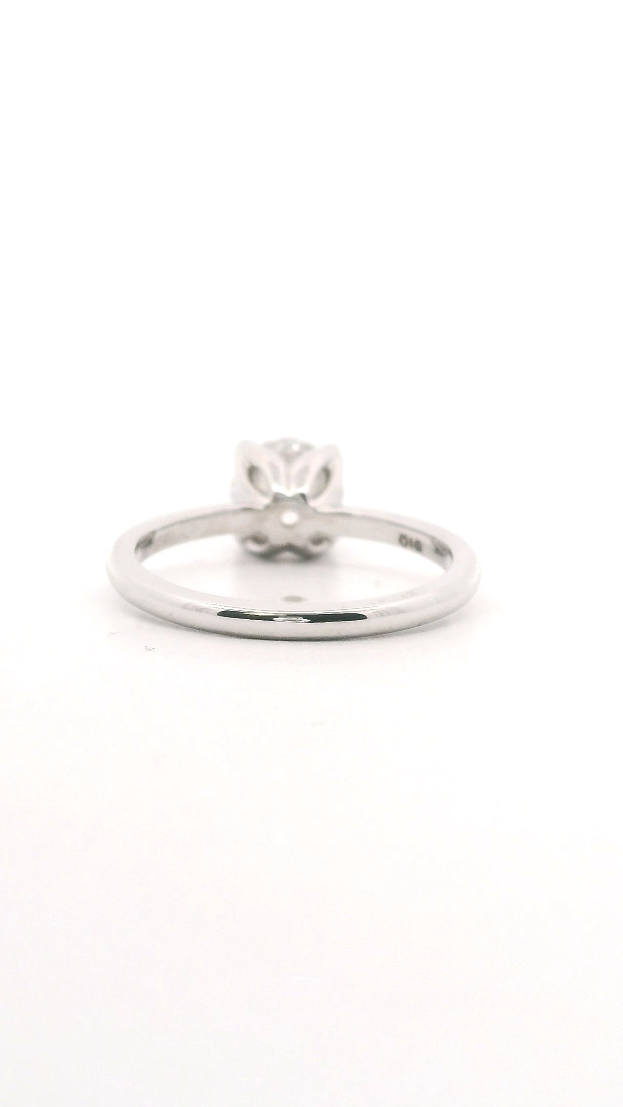 Anillo Brillante 1.19 cts Oro Blanco 14k