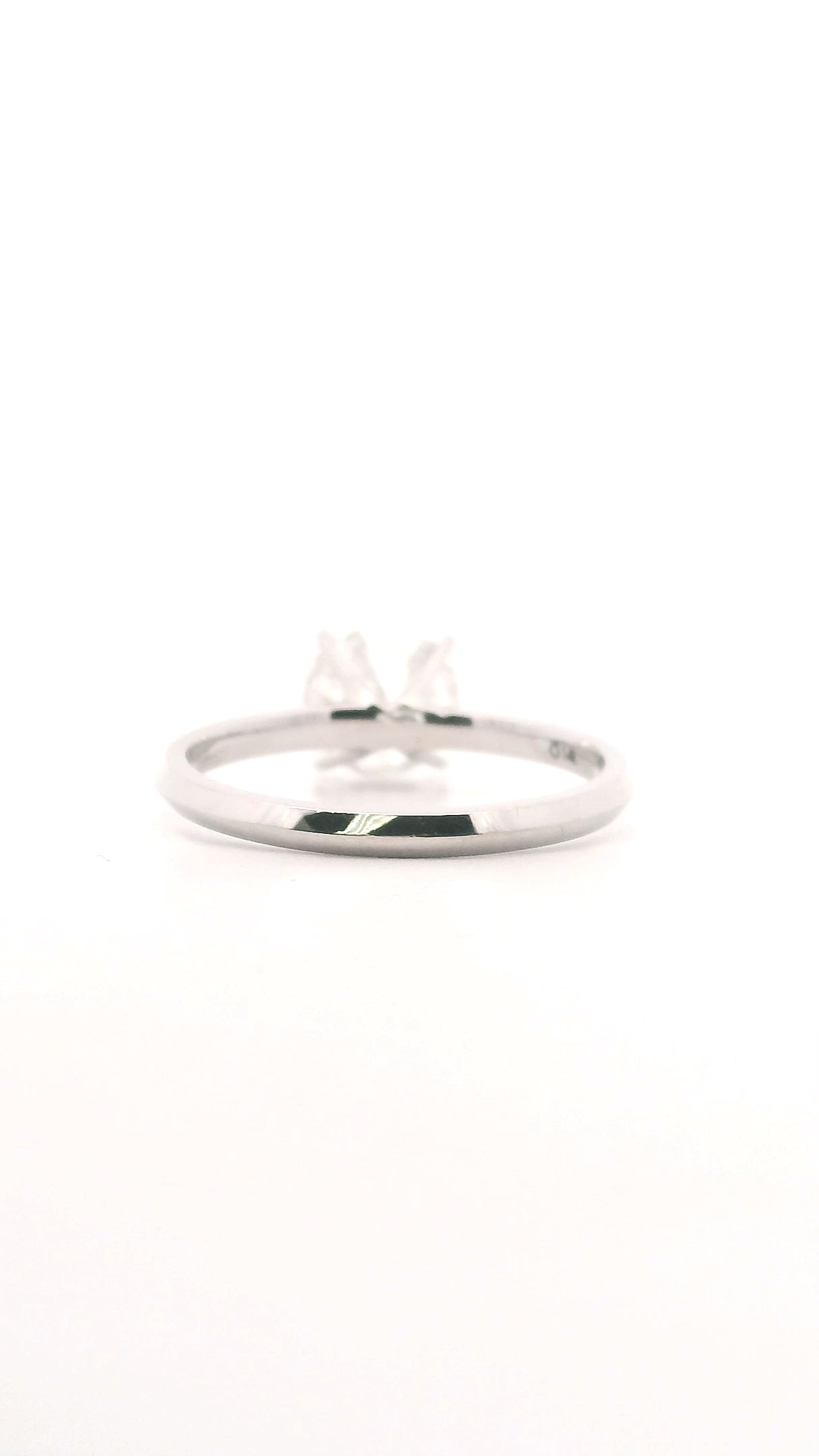 Anillo Brillante 1.39 cts Oro Blanco 14k
