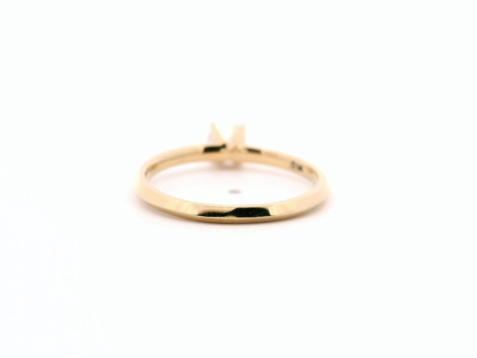 Anillo Brillante 0.35 cts Oro Amarillo 14k
