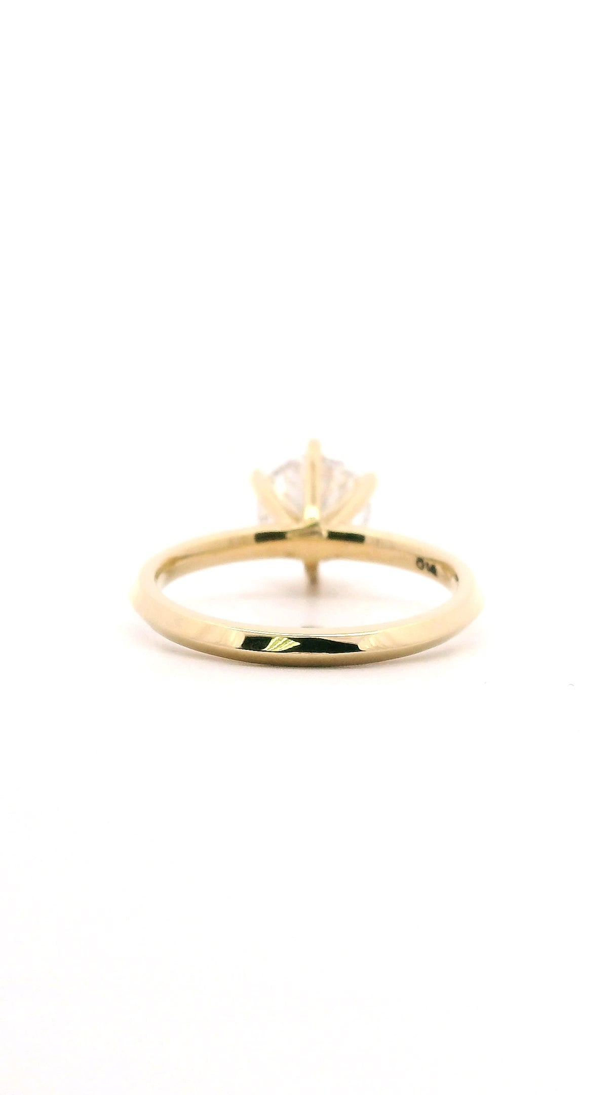 Anillo Brillante 1.41 cts Oro Amarillo 14k