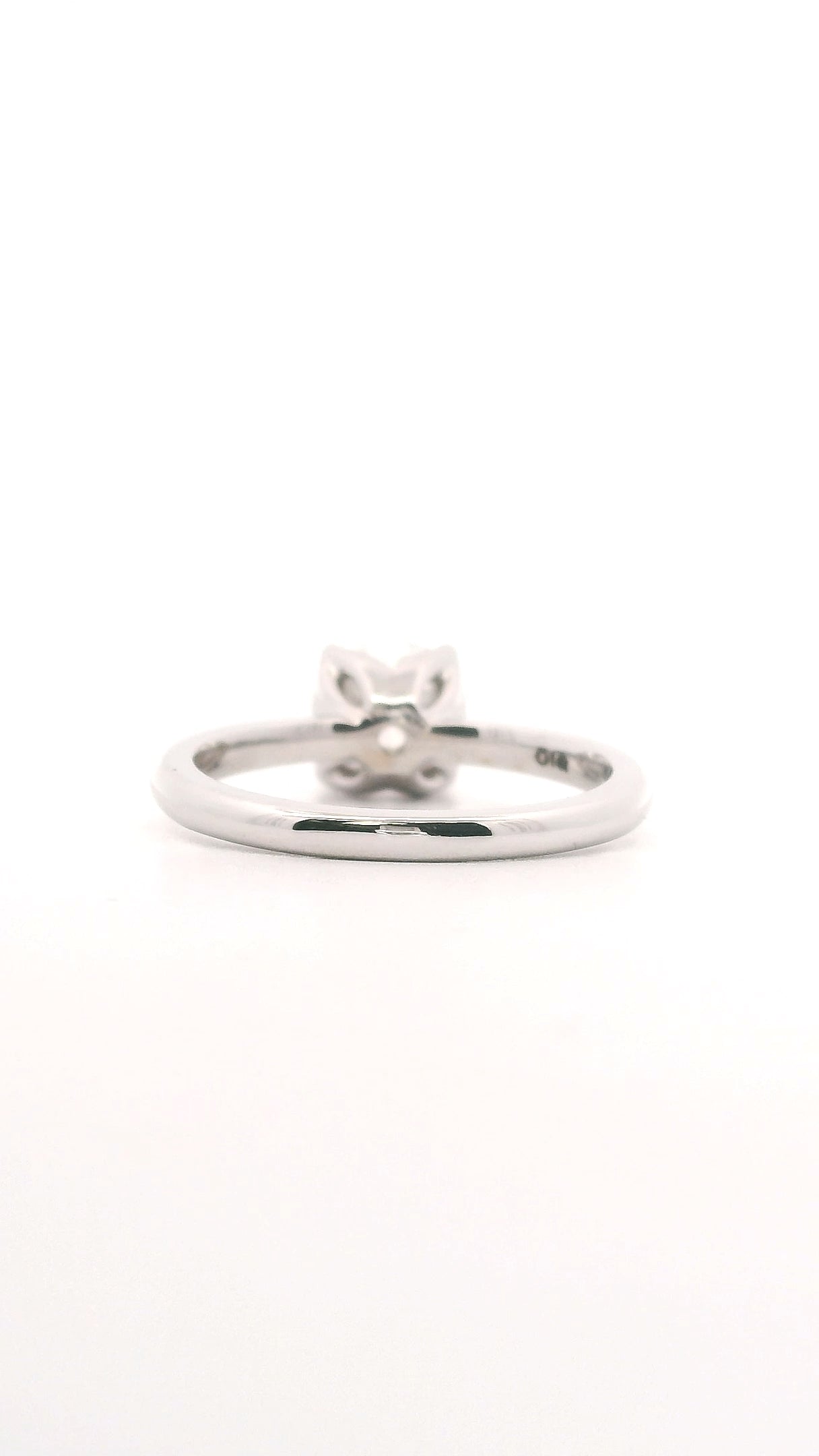 Anillo Brillante 1.25 cts Oro Blanco 14k